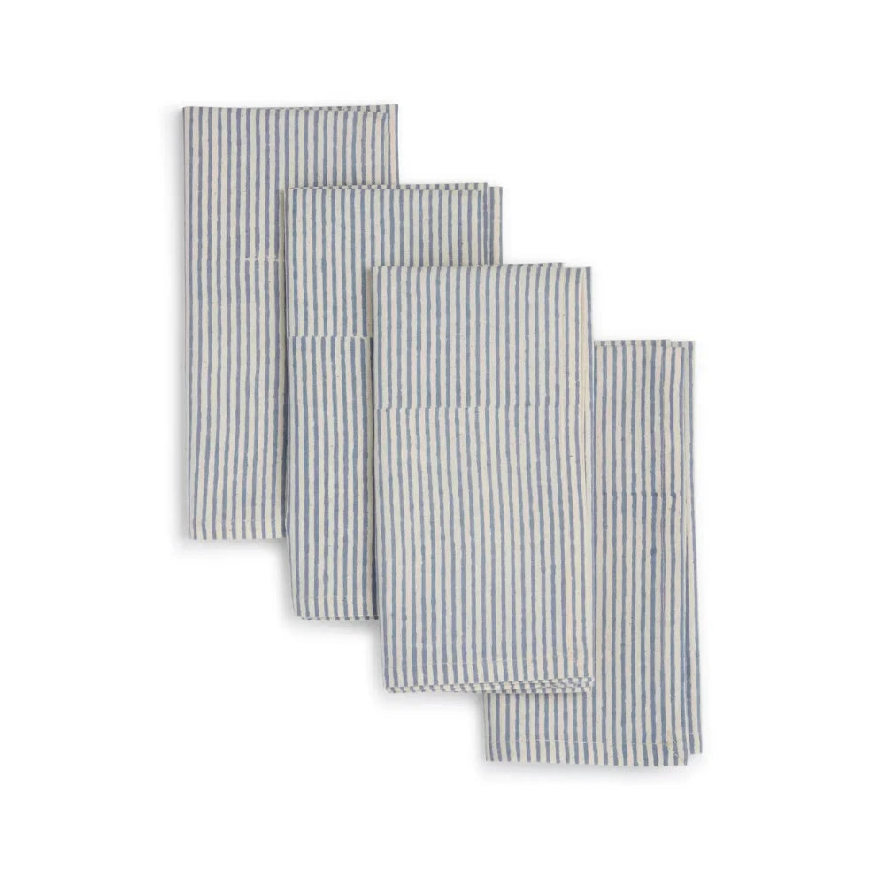 Block Printed Napkins - Set of 4