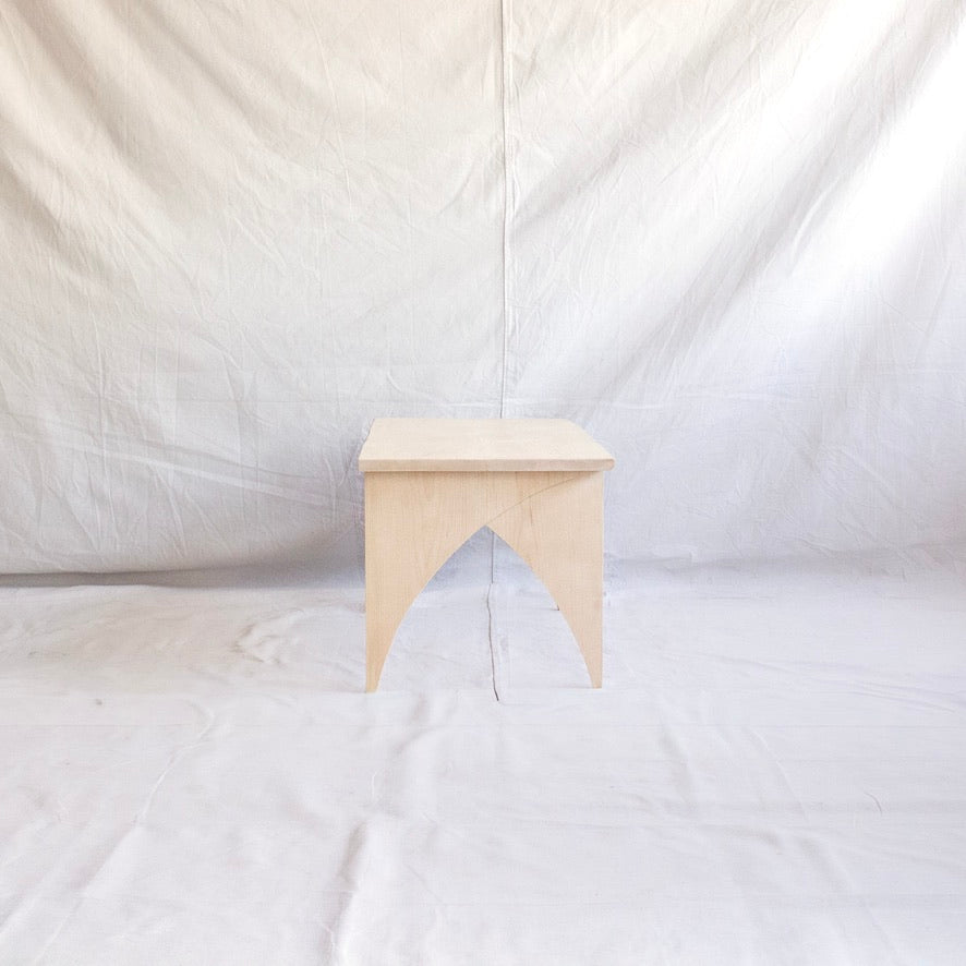 Petite Modern Blonde Maple Coffee Table