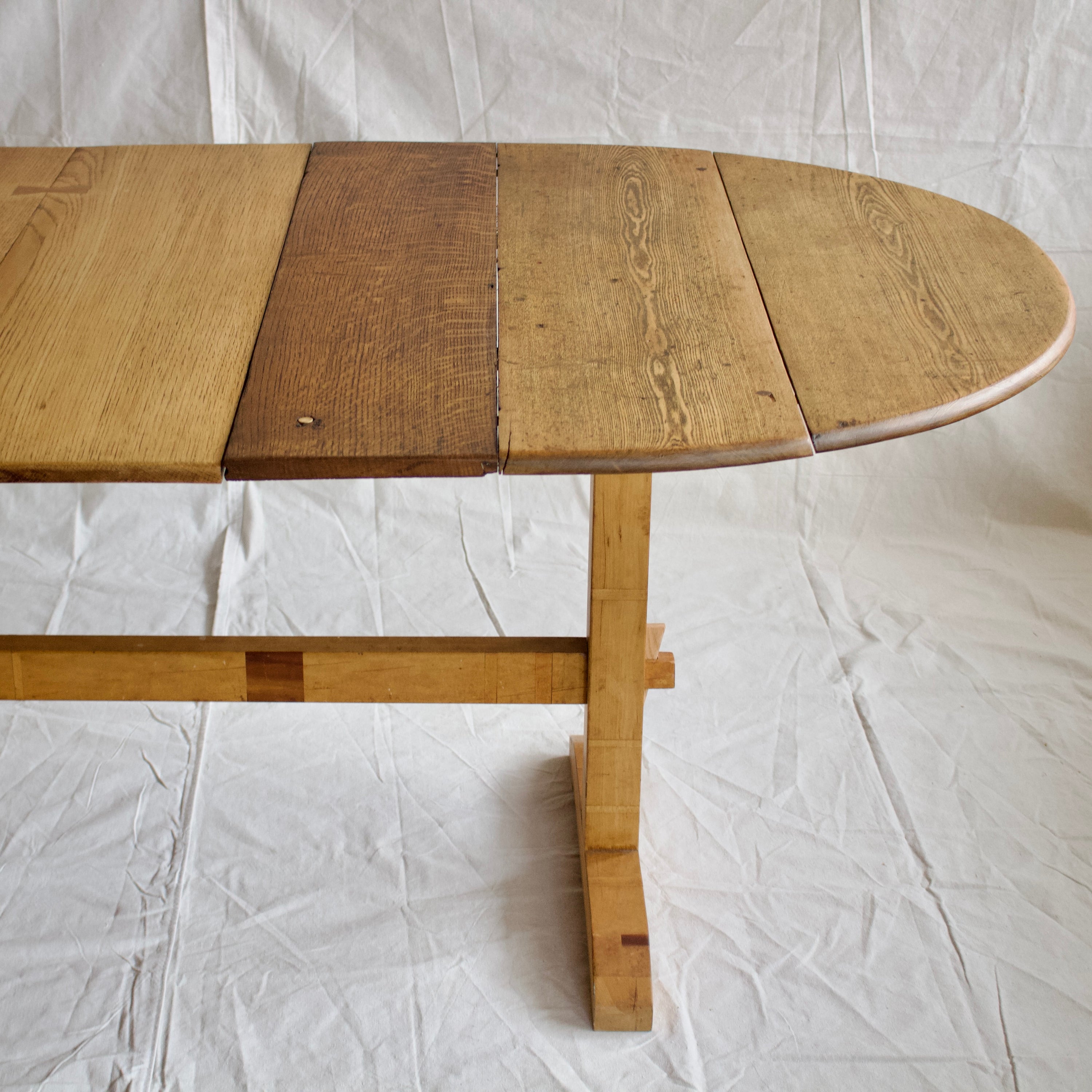 Oval Trestle Base Dining Table