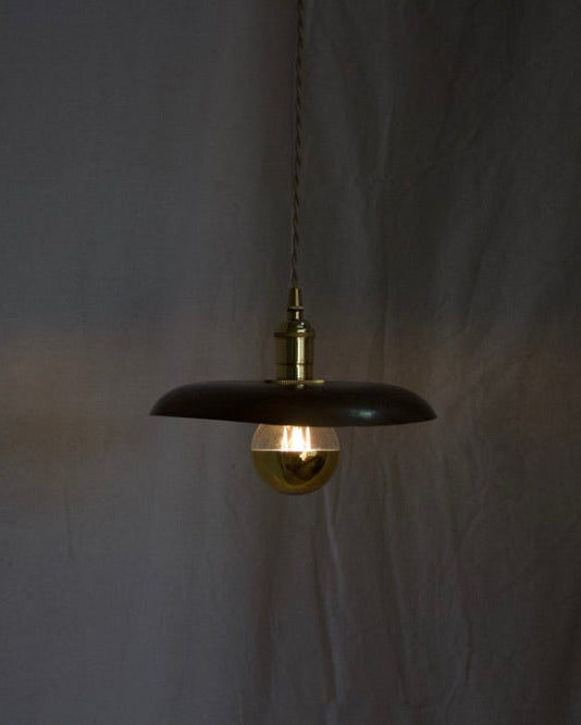 Brass Lampshade Pendant Light