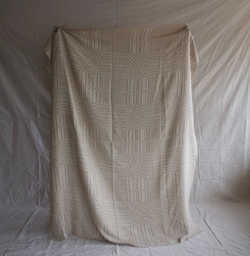 Havn overshot coverlet - Beige