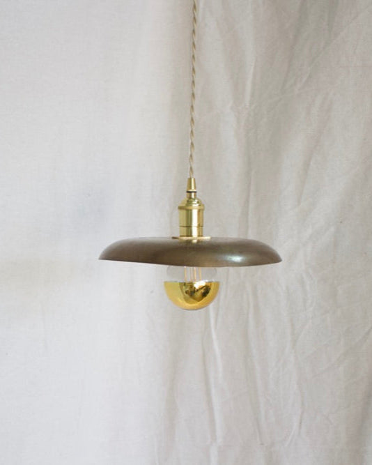 Brass Lampshade Pendant Light