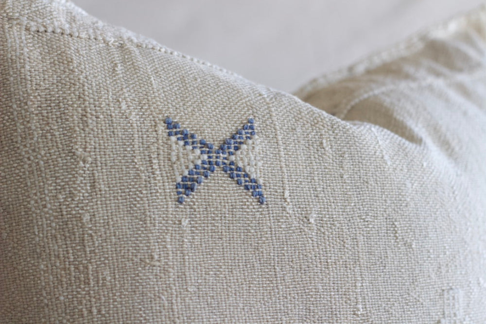Silk Sabra Pillow - Stone