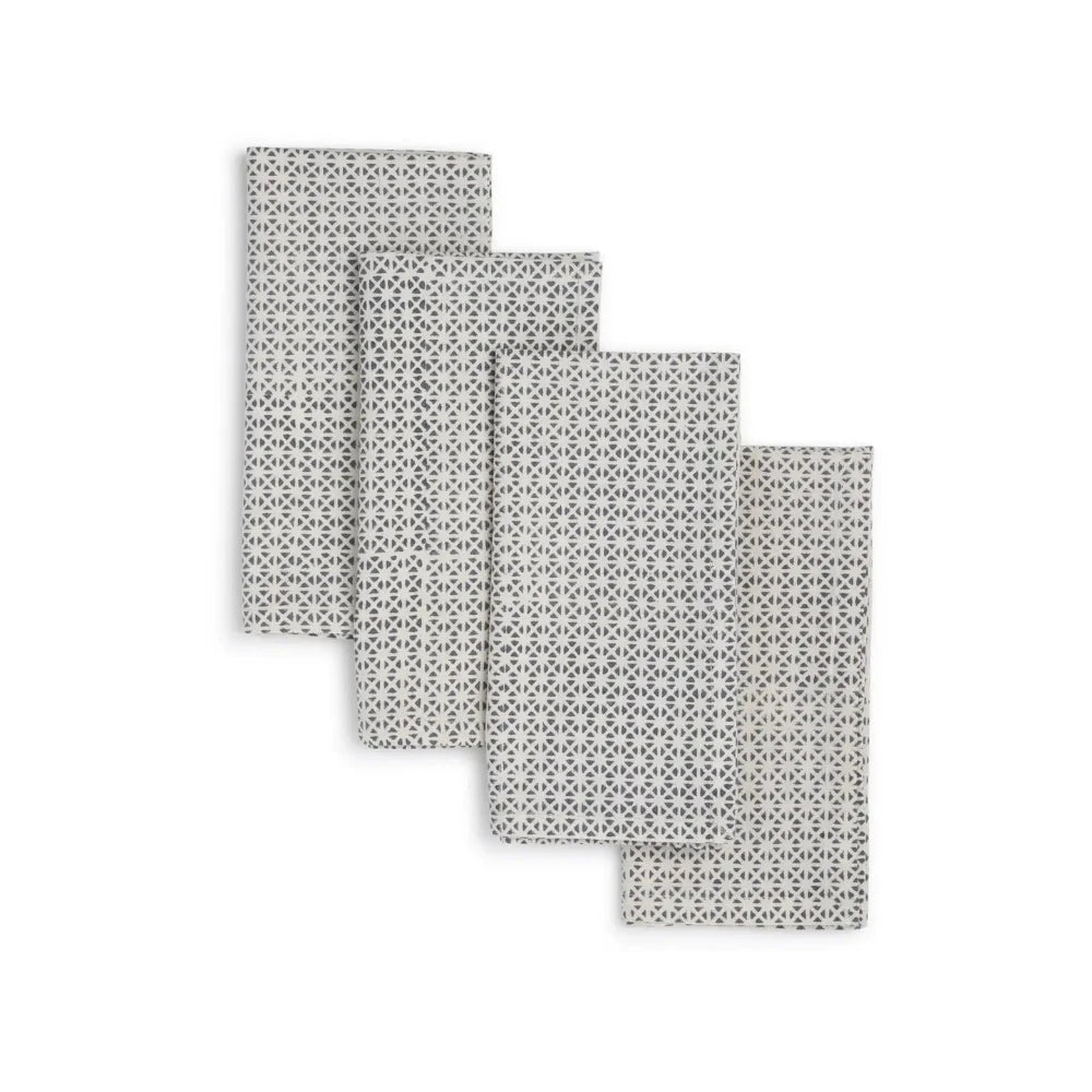Block Printed Napkins - Set of 4