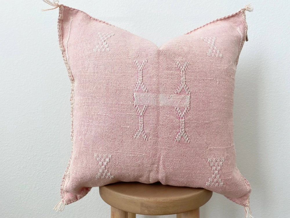 Silk Sabra Pillow Cover - Pink