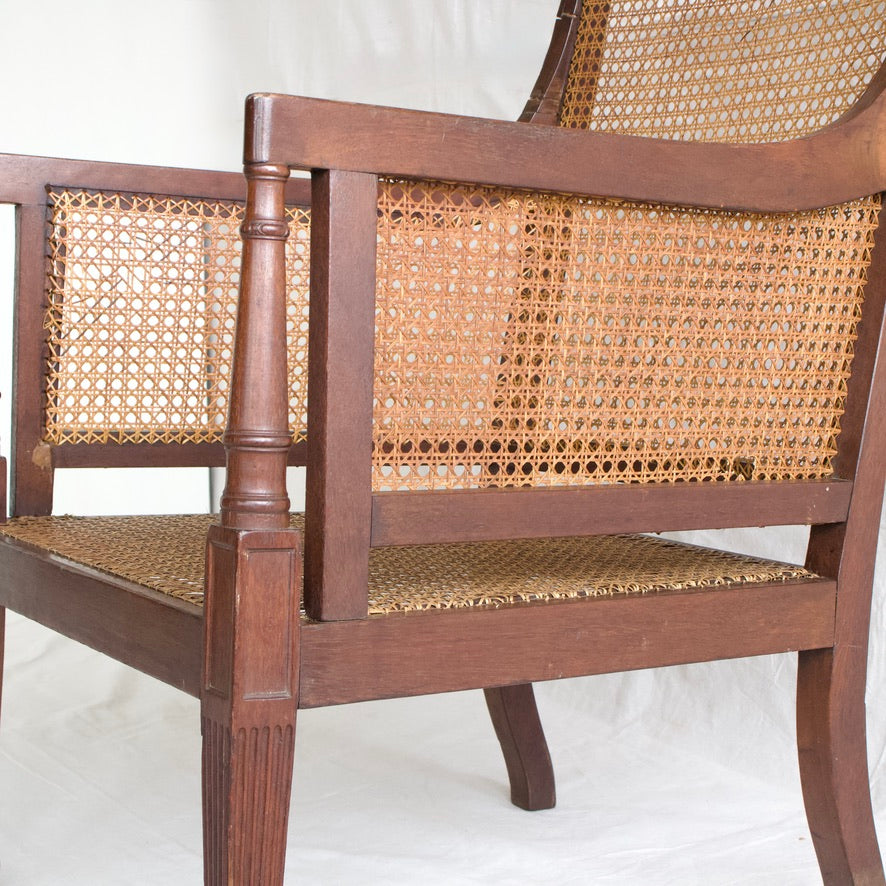 Caned Arm Chair