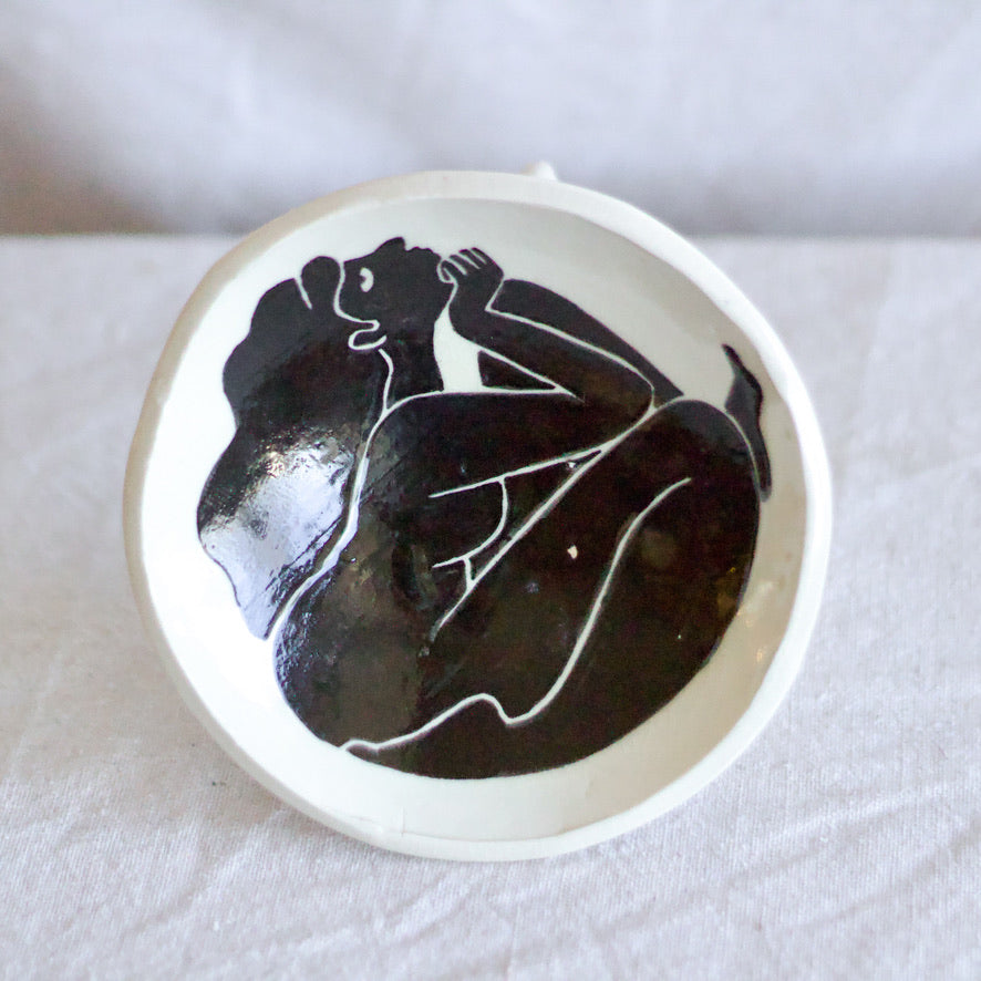 Boglio Ceramic Sm. Pedestal Bowl