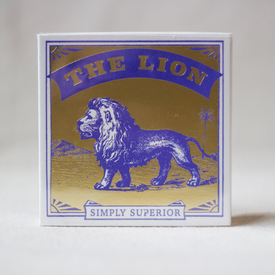 Gold Lion Matchbox