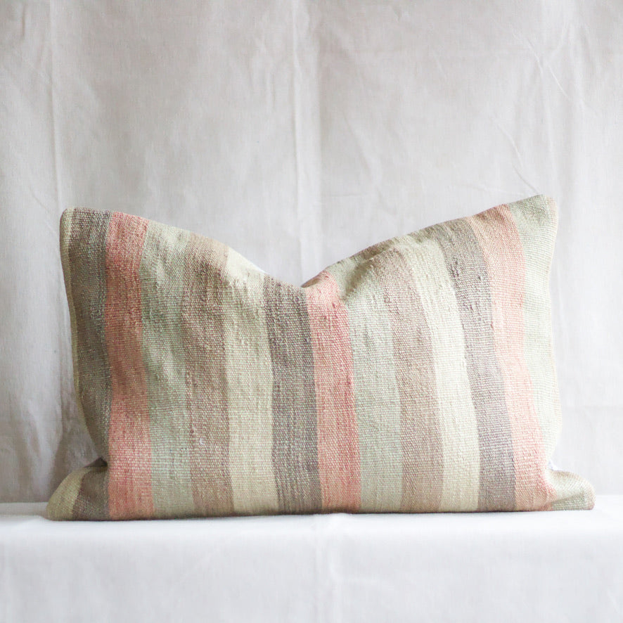 Turkish Kilim Rug Pillow - Lg. Rectangle