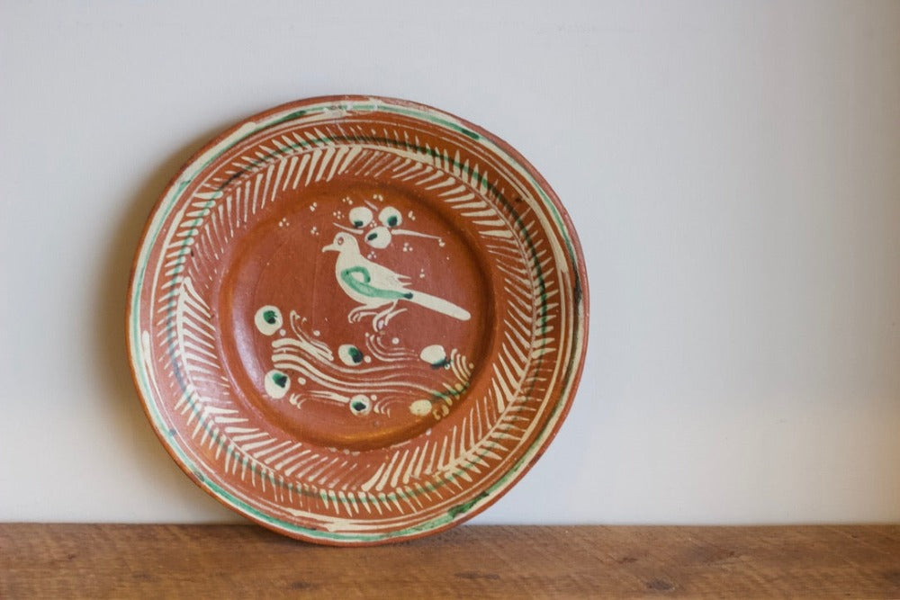 Mexican Pottery Buff Plate I