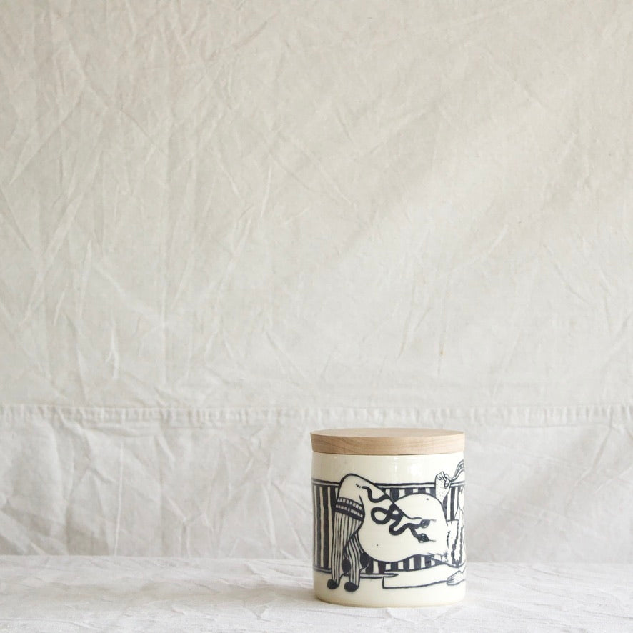 Boglio Ceramic Lidded Container I