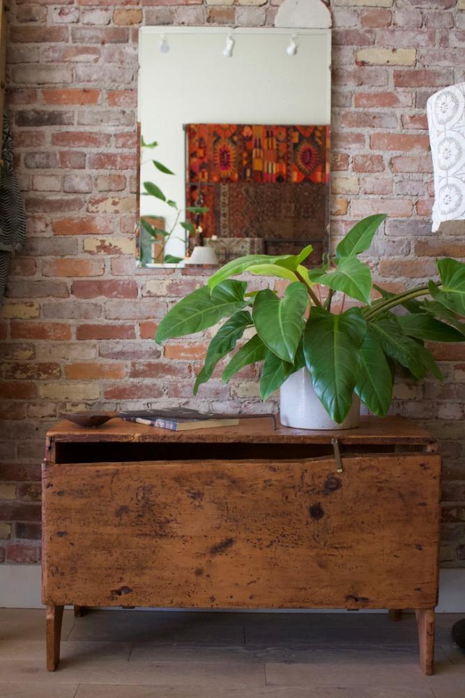 Vintage Trunk Console Table