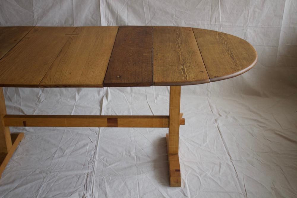 Oval Trestle Base Dining Table