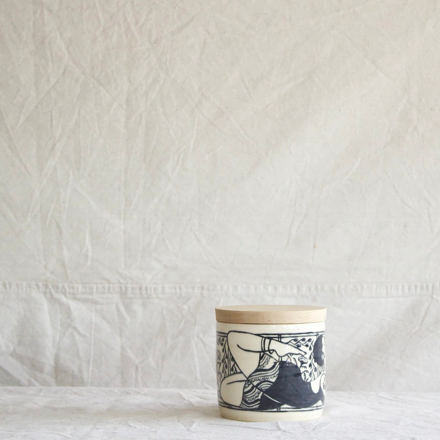 Boglio Ceramic Lidded Container II