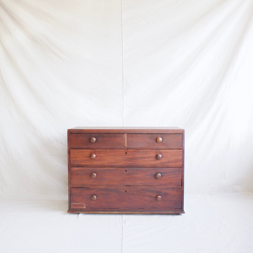 Walnut Veneer Dresser