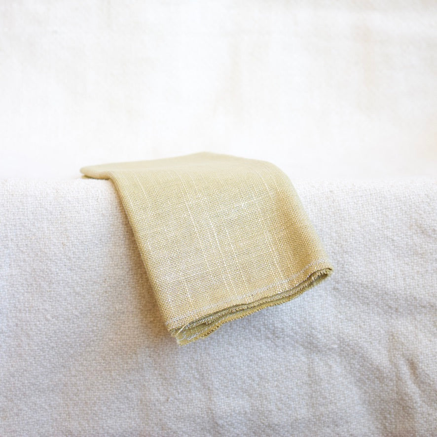 Set of Gold Linen Napkins
