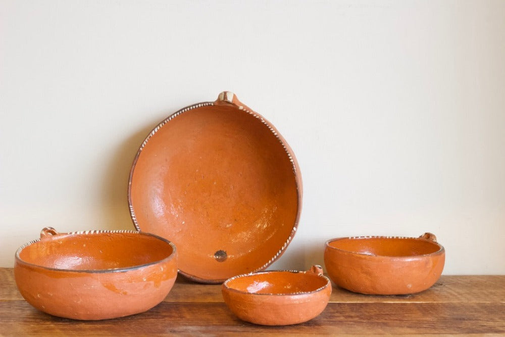 Mexican Pottery Stacking Bowl Set
