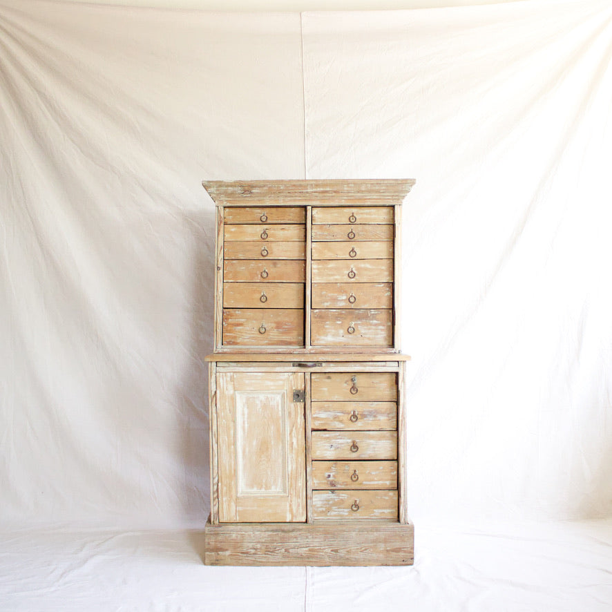 White-washed Hutch