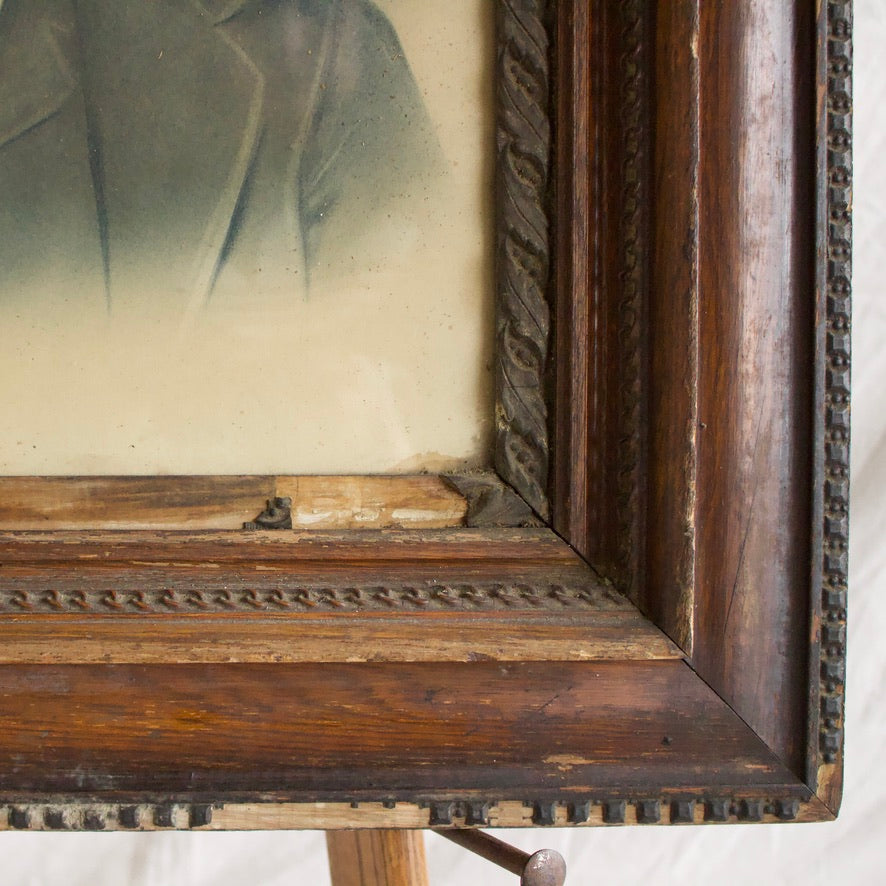 Vintage Framed Art  - A man from another era
