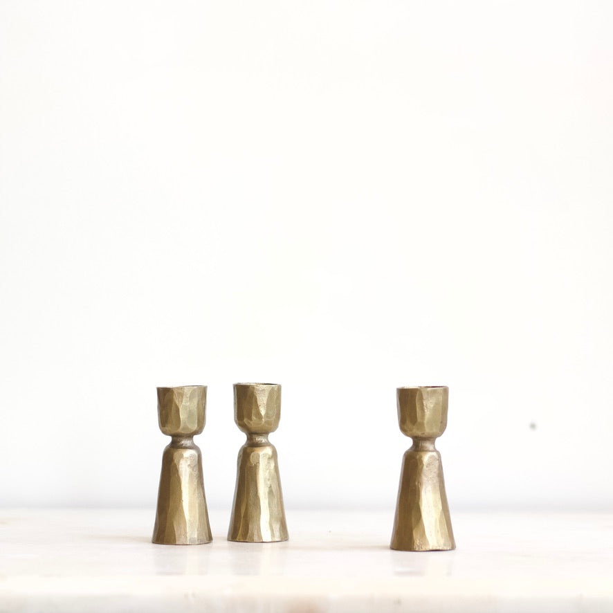 Sm. Brass Candle Stick Holder