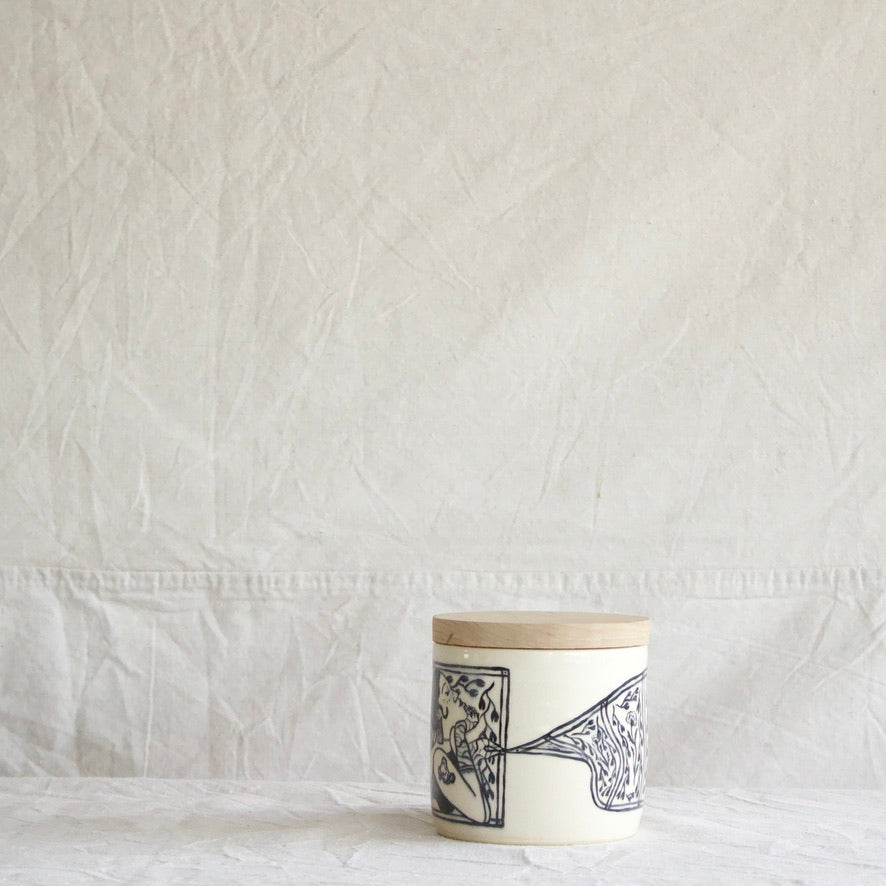 Boglio Ceramic Lidded Container II