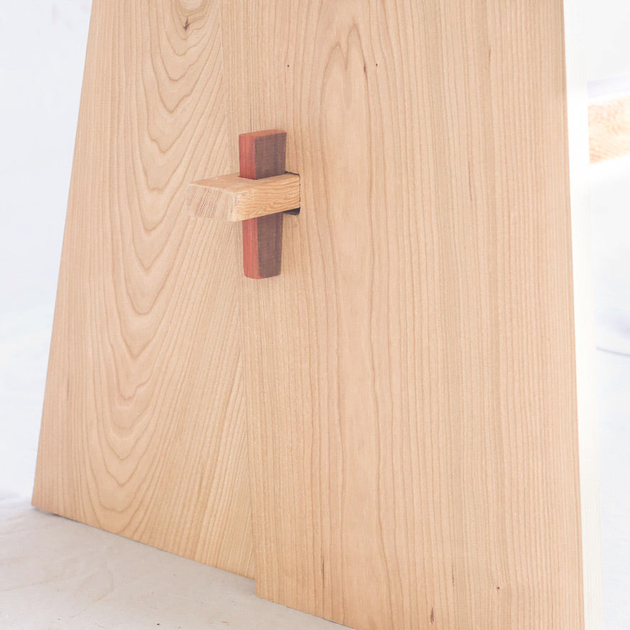 Cherry Modern Oval Dining Table