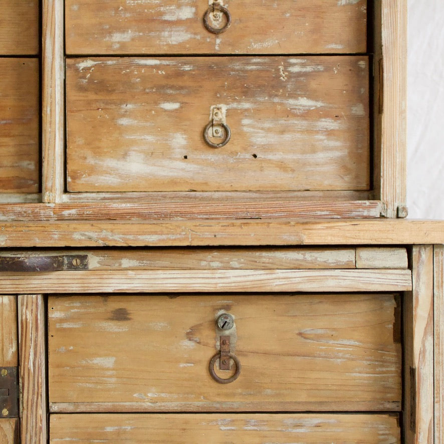 White-washed Hutch
