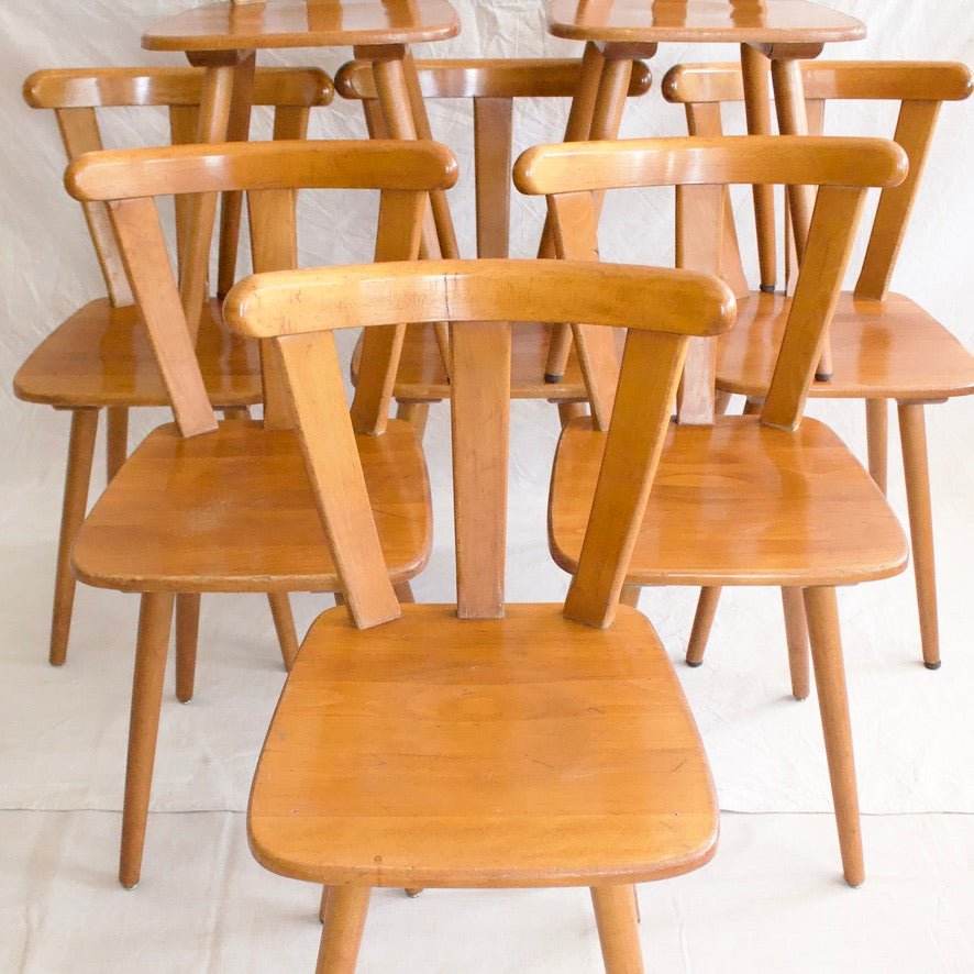 Göran Malmvall for Karl Andersson & Söner Pine Dining Chairs - Set of 8