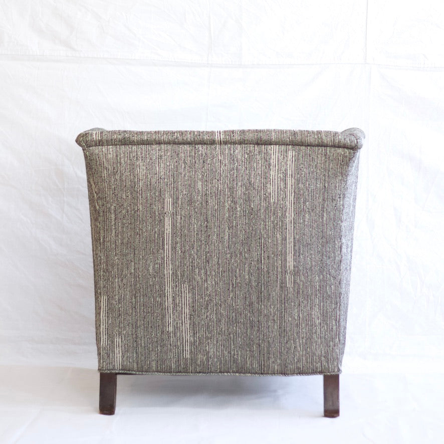Black & White Upholstered Accent Chair