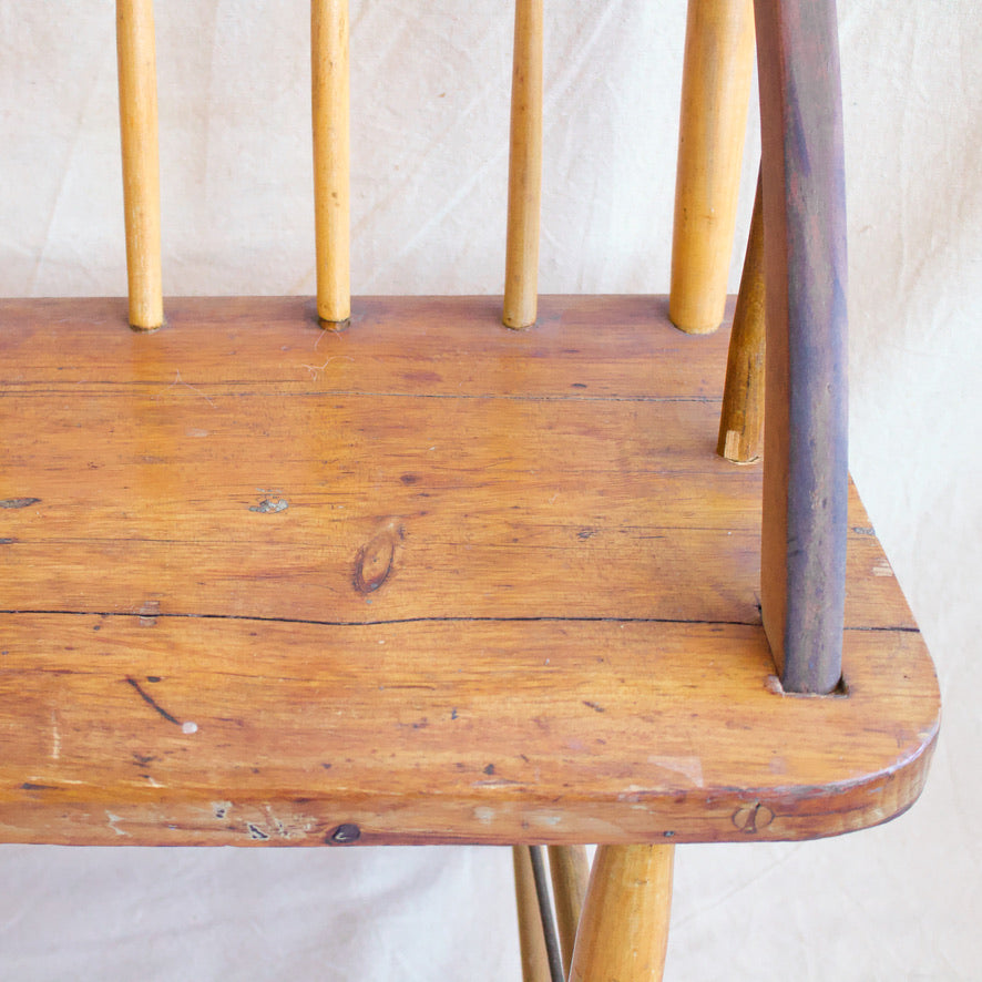 Spindle Back Long Bench