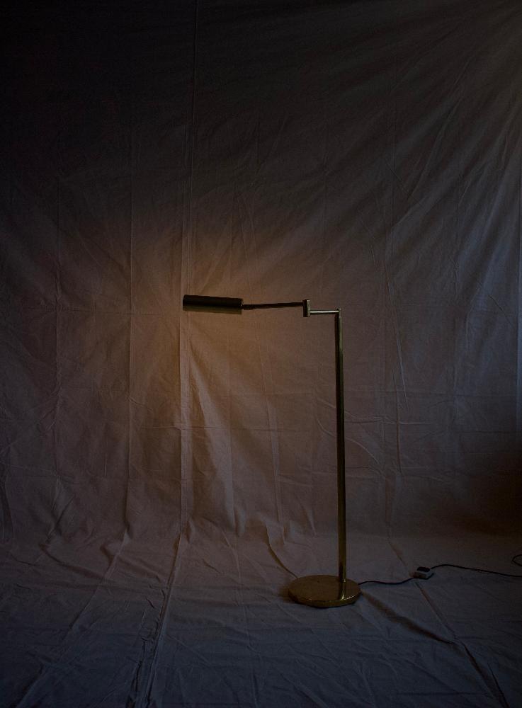 MCM Brass Floor Lamp - Koch Lowy