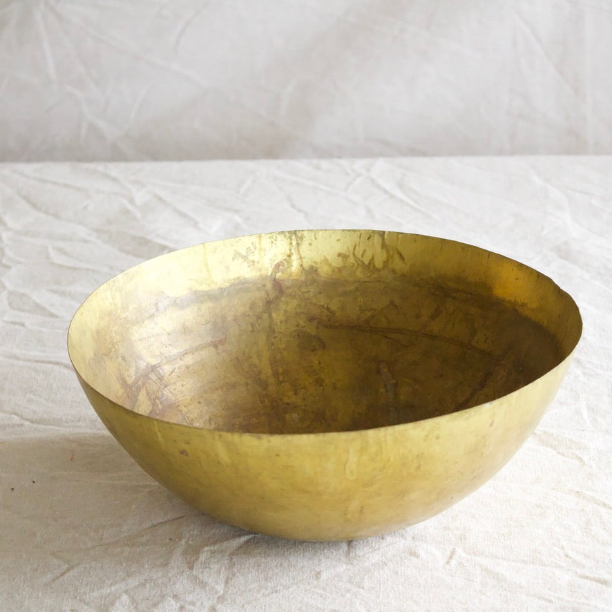 Hammered Brass Bowl