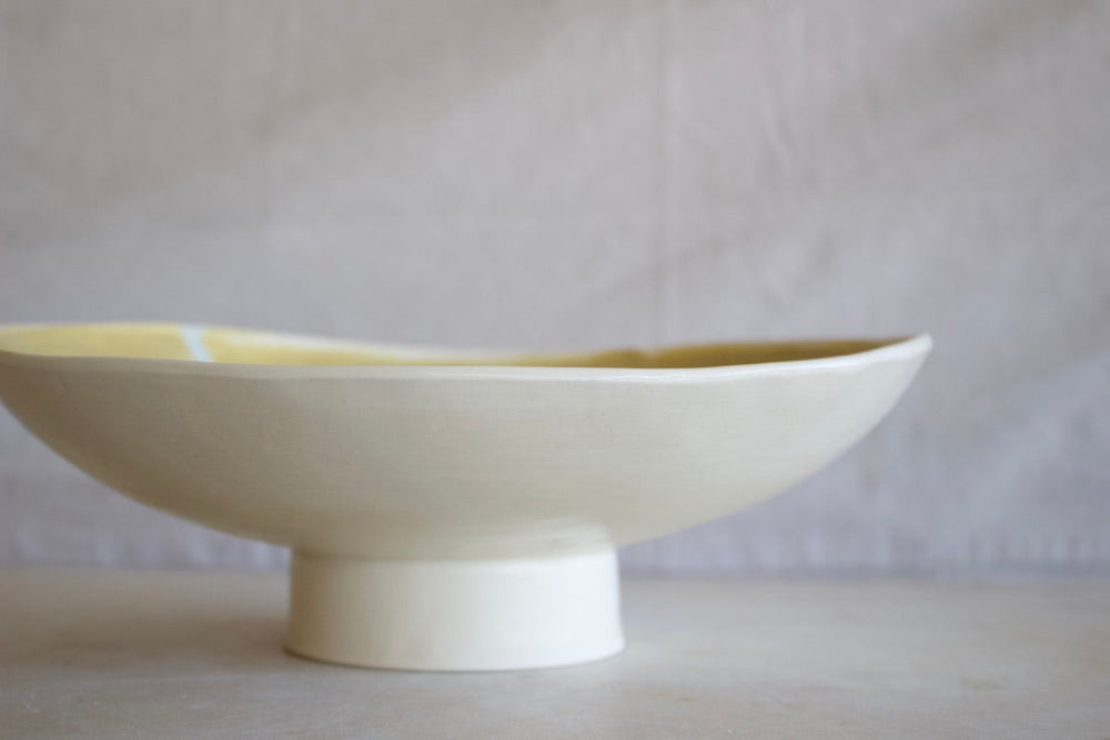 Joe Shepard Ceramic Pedestal Bowl