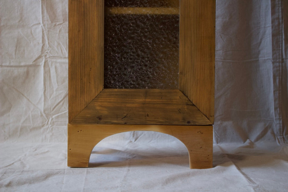 Wood & Glass Panel Cabinet