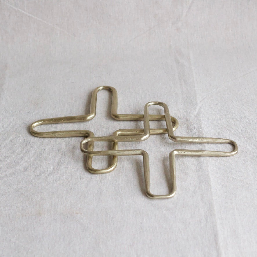 Forged Brass Trivet
