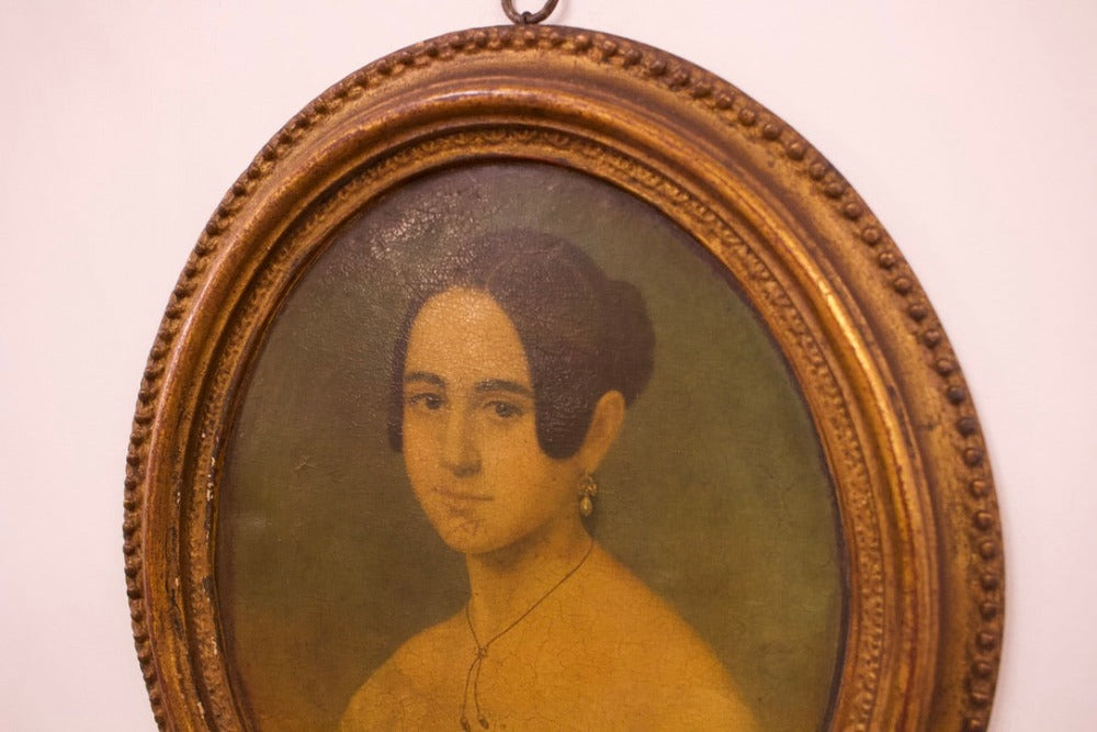 Portrait of a Young Woman Green