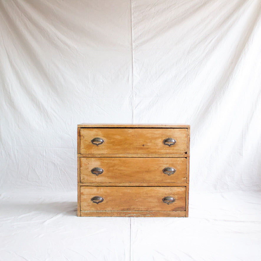 Antique Wide Plank Small Dresser