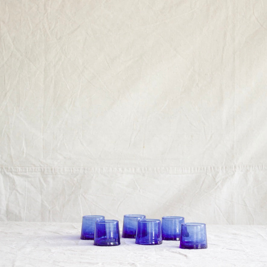 Sm Votive Set - Cobalt Blue