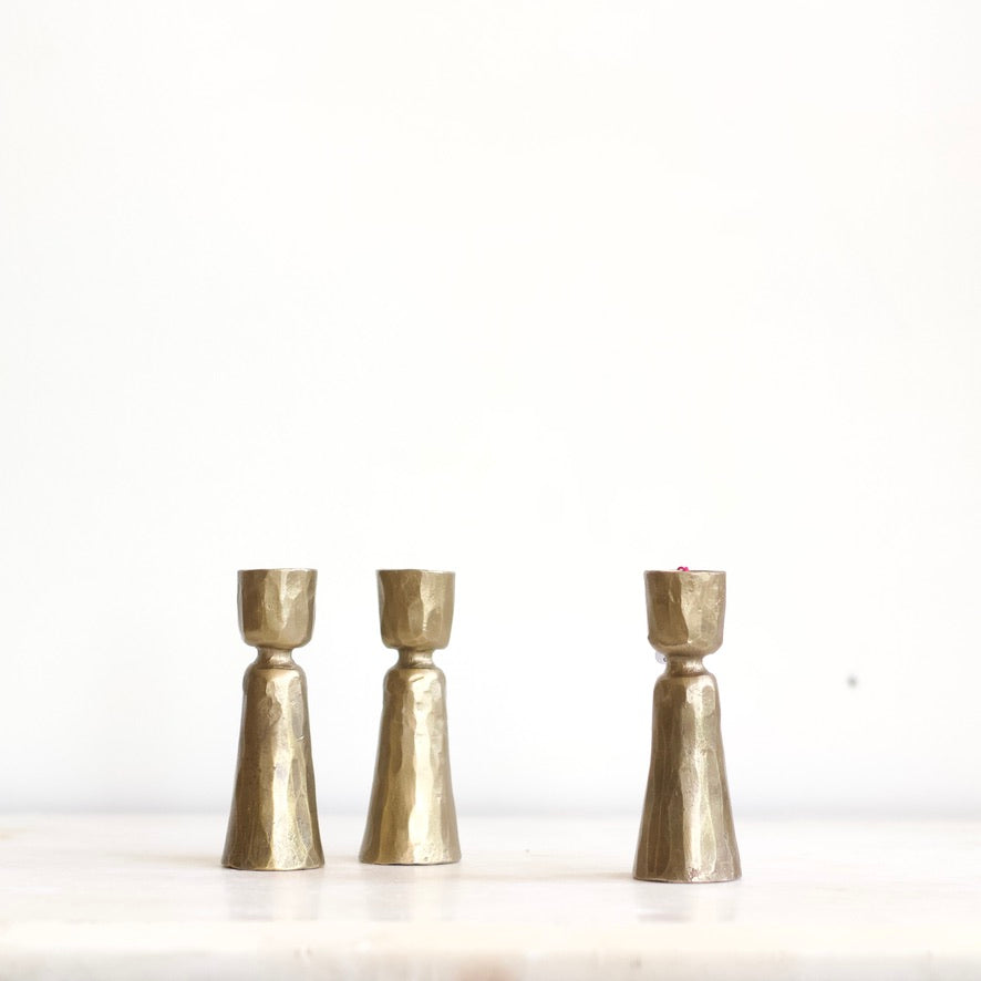 Lg. Brass Candle Stick Holder