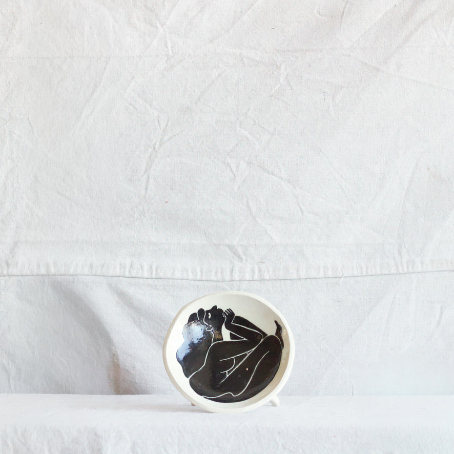 Boglio Ceramic Sm. Pedestal Bowl