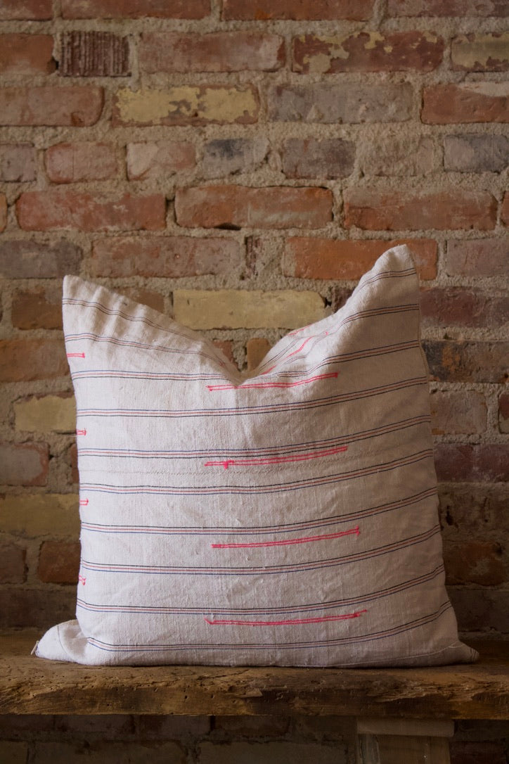 Ivory Stripe Pillow