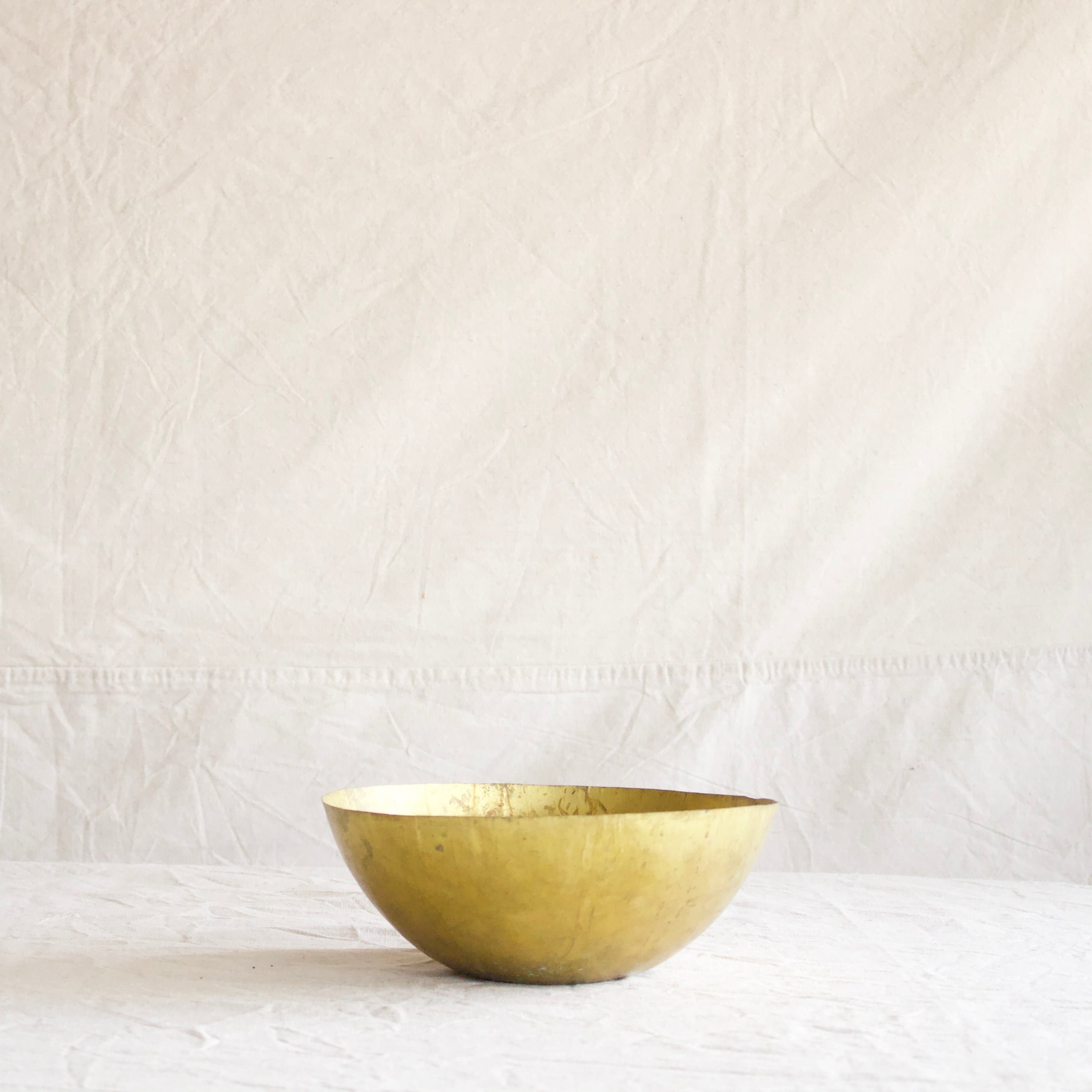 Hammered Brass Bowl