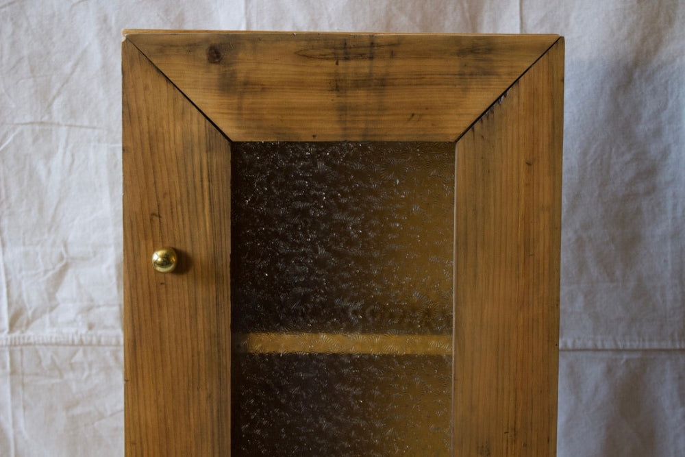 Wood & Glass Panel Cabinet