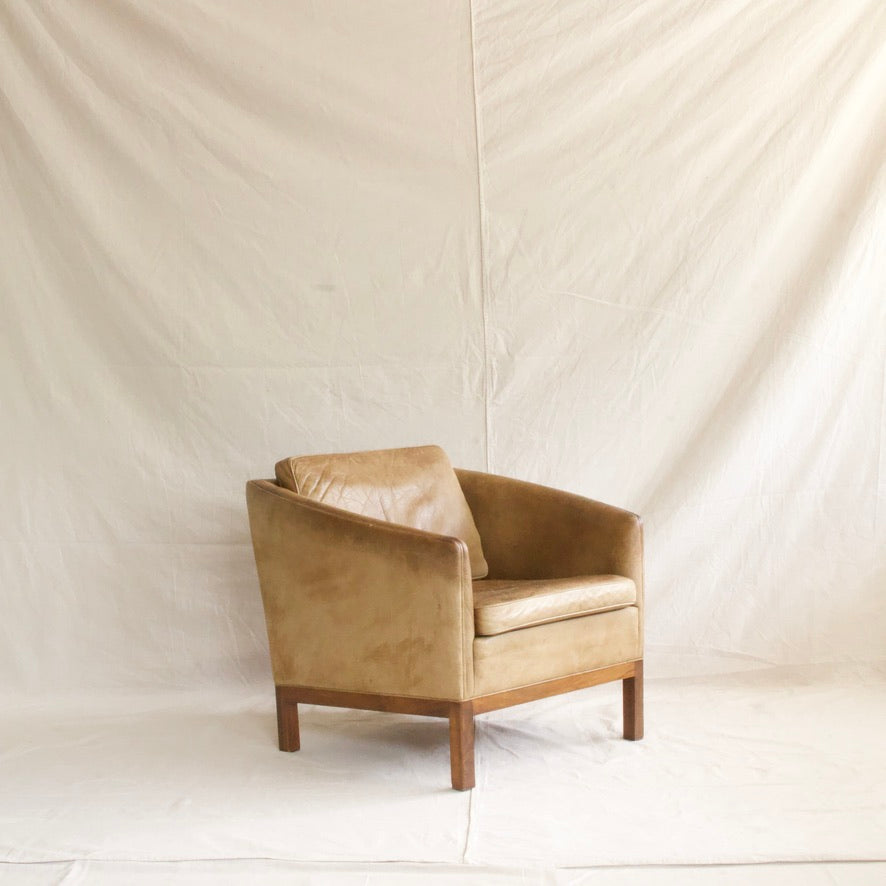Danish Leather Armchair