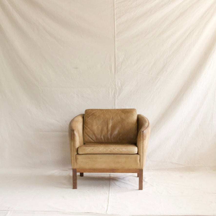 Danish Leather Armchair