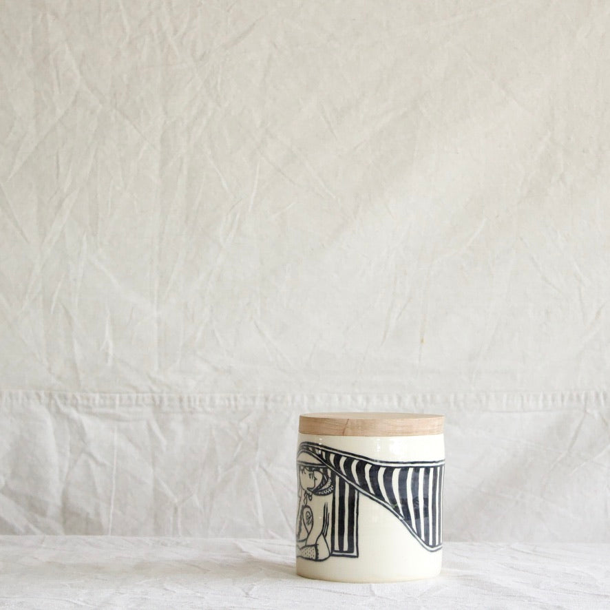 Boglio Ceramic Lidded Container I