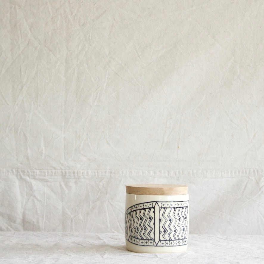 Boglio Ceramic Lidded Container III