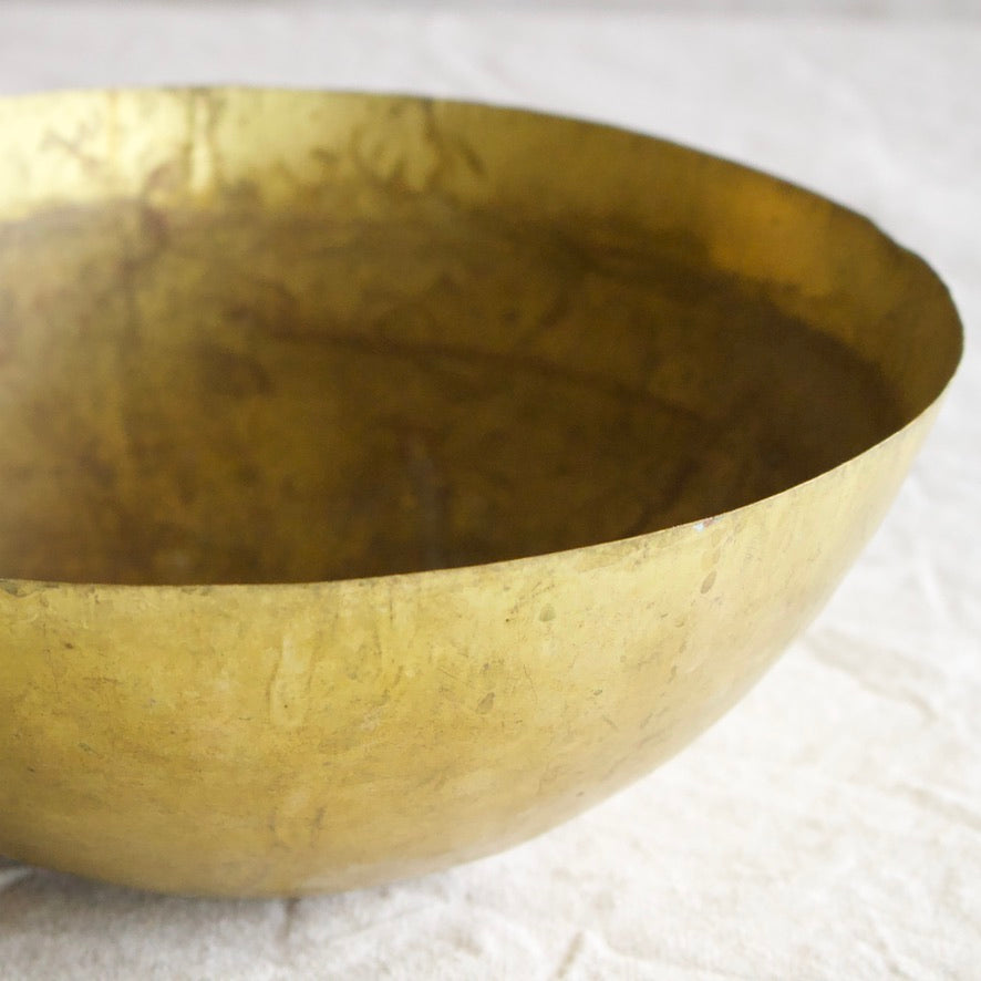 Hammered Brass Bowl