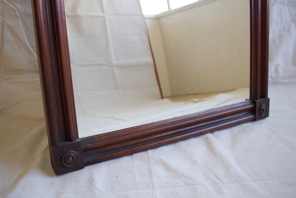 Arch Wood Frame Mirror