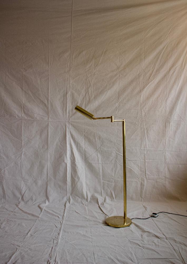 MCM Brass Floor Lamp - Koch Lowy